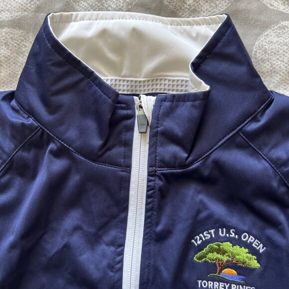 Bette & Court Women's 2021 U.S. Open Golf Torrey Pines Navy Tempest Vest S - Picture 2 of 16